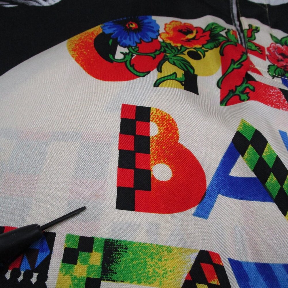 Gianni Versace Shirt Mens Large Opera Balleto Teatro Silk 90s Custom READ* - Picture 7 of 14